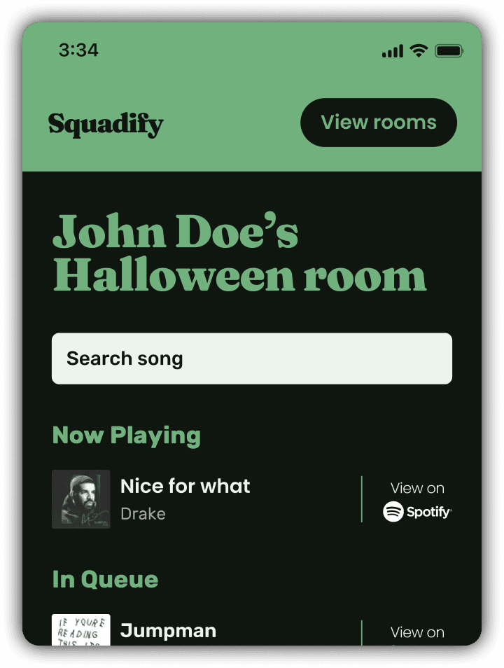 Squadify screenshot